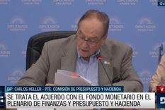 en vivo: diputados debate el acuerdo con el fmi