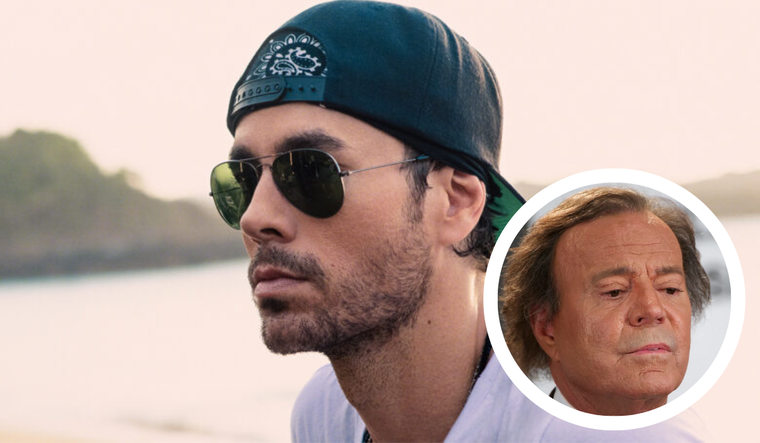 ¿Será que el éxito genuino que cosechó Enrique Iglesias haga que su padre, Julio Iglesias, lo desprecie? Foto: CNN // Getty Images.