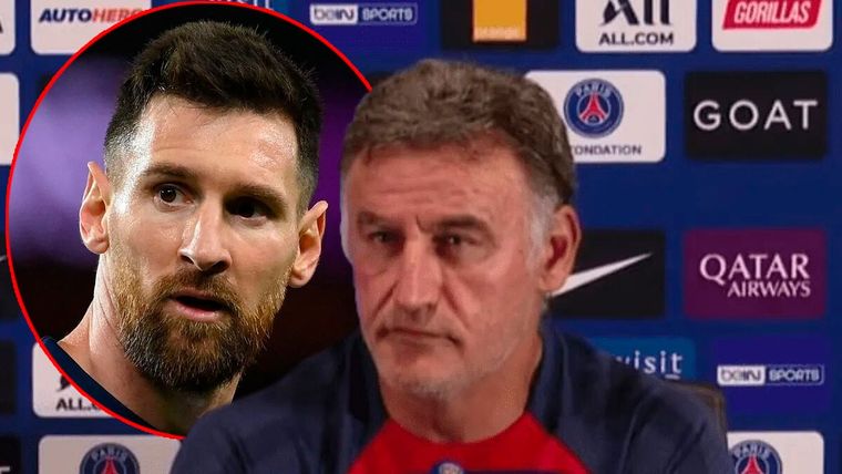 Galtier descartó a Messi para el partido de este viernes del PSG por Copa de Francia.
