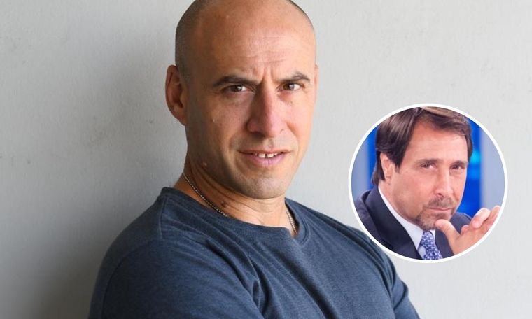 Esteban Trebucq habló de su vínculo con Eduardo Feinmann en LN+ Los conductores hacen el pase diario en el canal