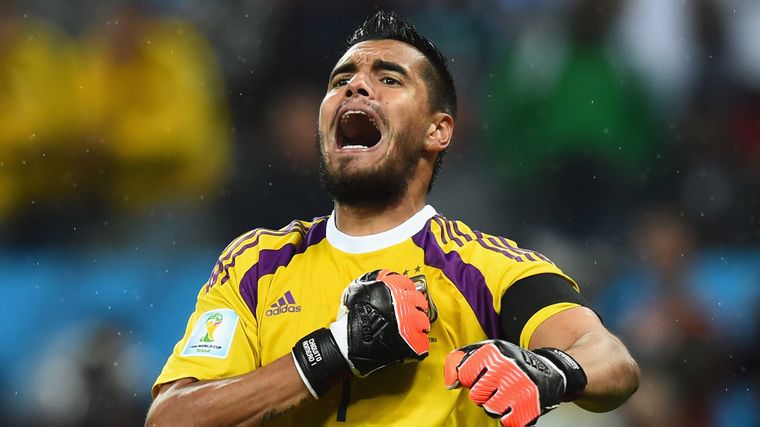 Sergio Romero es el arquero con más partidos en la historia de la Selección argentina. Sergio Romero es el arquero con más partidos en la historia de la Selección argentina.