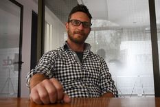 Luciano Rudman, de Finca Minimal en MDZ Foto: Santiago Tagua/MDZ