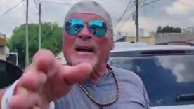 Alfa negó el accidente y dijo que la patente estaba tapada. / Captura Tiktok Alfa negó el accidente y dijo que la patente estaba tapada. / Captura Tiktok