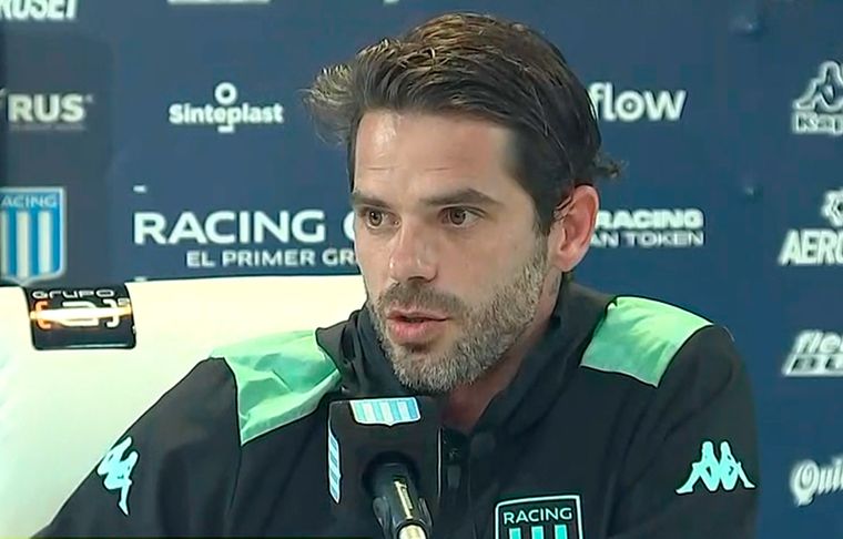 Fernando Gago El entrenador de Racing habló sobre el penal errado por Galván.