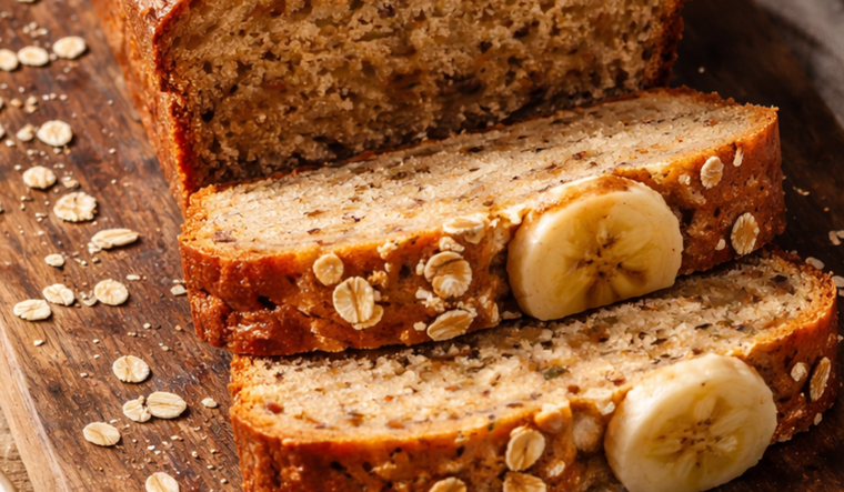 Cómo hacer budín integral de banana