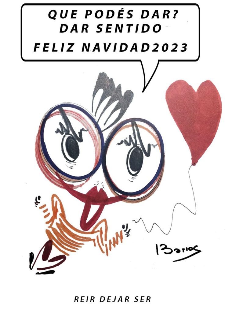 Feliz Navidad Foto: Ilustraciòn: Juan Barros.