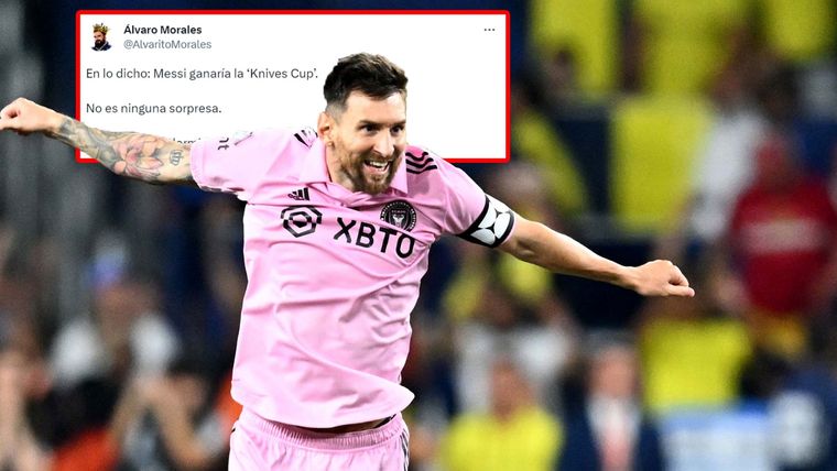Álvaro Morales, el anti-Messi de ESPN, volvió al ataque tras el título de Inter Miami Foto: Télam