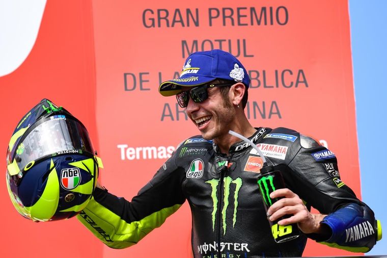 Valentino Rossi en Argentina. MotoGP Foto: MotoGP