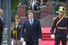 El presidente Javier Milei encabezó un homenaje por el natalicio de José de San Martín.