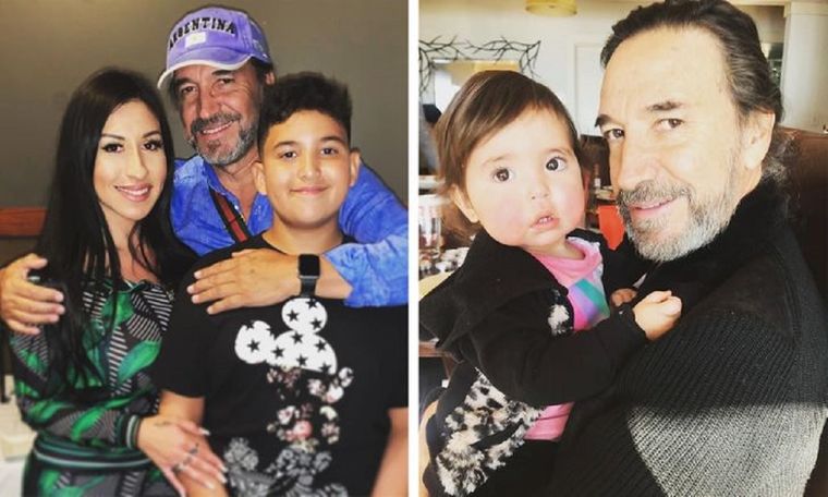 Marco Antonio Solís junto a su hija y nietos Foto: Instagram