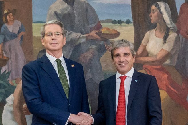 Scott Bessent y Luis Toto Caputo&nbsp;