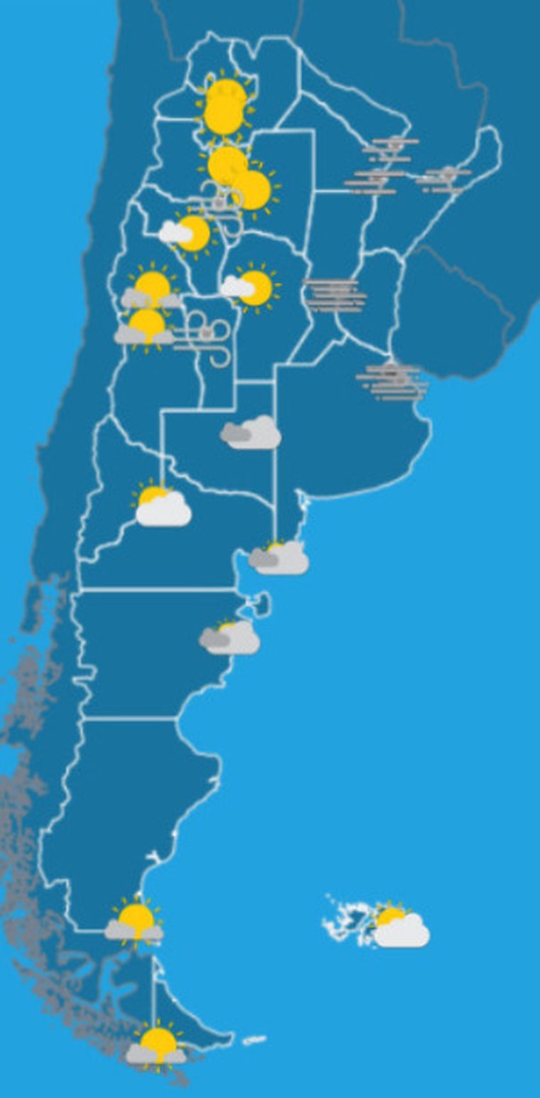 El SMN pronosticó el tiempo para este viernes. El SMN pronosticó el tiempo para este viernes.
