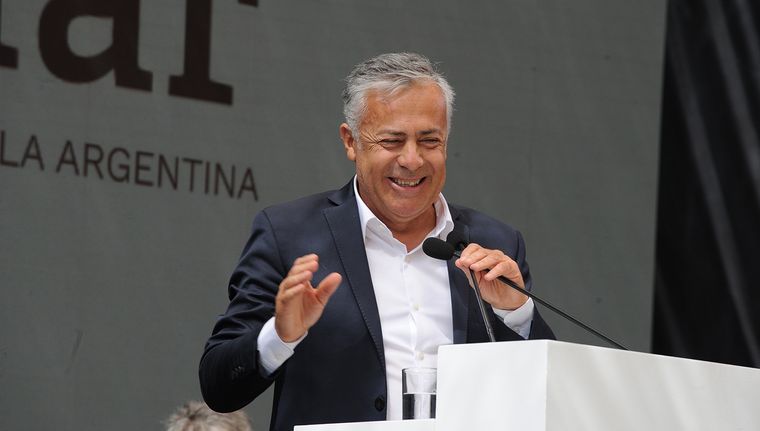 El gobernador habló en el Desayuno de la Coviar Foto: Alf Ponce Mercado/MDZ