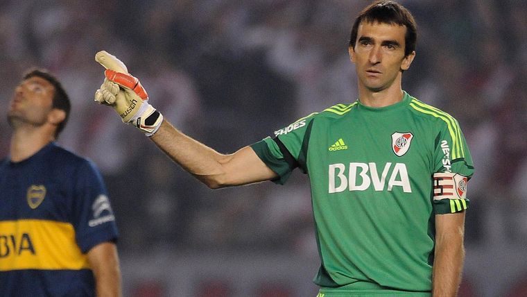 Trapito recordó el penal que le atajó a Gigliotti. Foto: Archivo