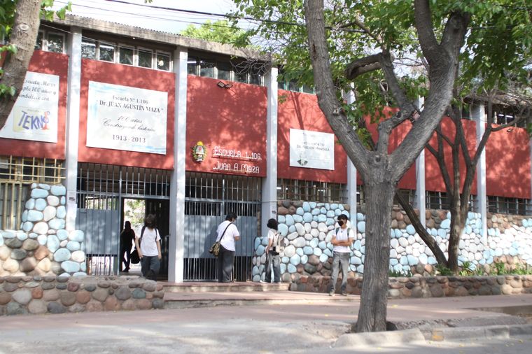 Hoy comenzaron las clases presenciales en toda la provincia. Foto: Maximiliano Ríos/MDZ