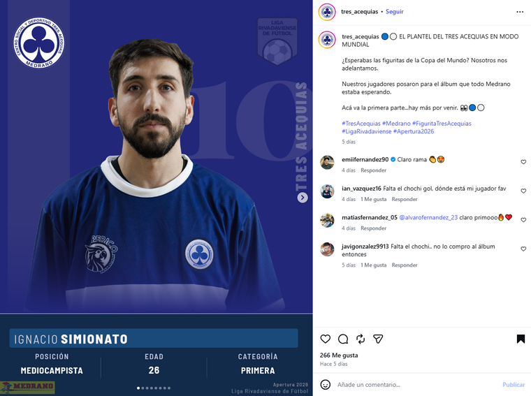 tres acequias Medrano