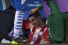 Miguel Almirón no encuentra consuelo. Foto: Copa América