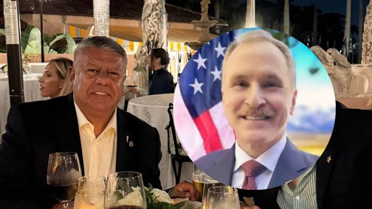 El Chiqui Tapia causó polémica tras aparecer en Mar-a-Lago en pleno escándalo.