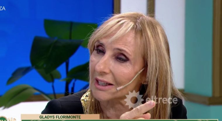Gladys Florimonte habló del fracaso de su primer matrimonio La actriz recordó que su ex marido le sacó todo Foto: Captura de TV