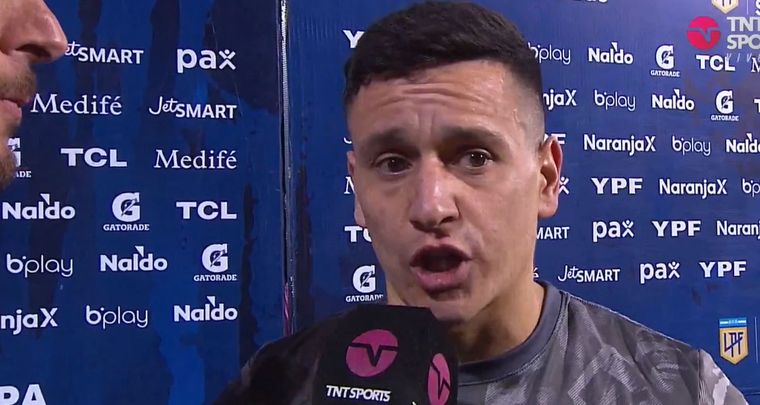 Fernando Zuqui y la declaración tras la eliminación a Boca. Foto: Captura