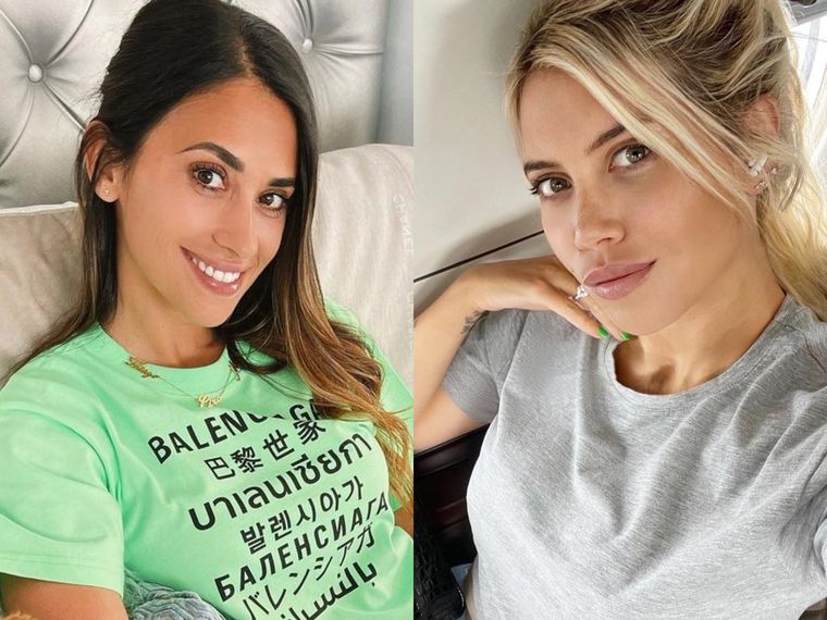 Antonela Roccuzzo y Wanda Nara