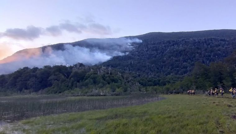 Tanto Parques Nacionales como el Gobierno, culpan a los mapuches de los incendios Foto: Gobierno de Rio Negro