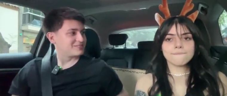 La secuencia quedó registrada por la cámara del celular. Foto: Captura de pantalla