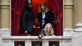 Karina Milei en la Cámara de Diputados.&nbsp;