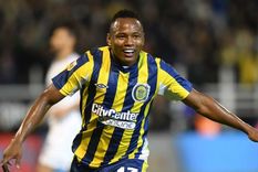 De manera sorpresiva y en la antesala del duelo ante Platense, Rosario Central decidió desafectar al delantero Jaminton Campaz del plantel. Foto: Archivo