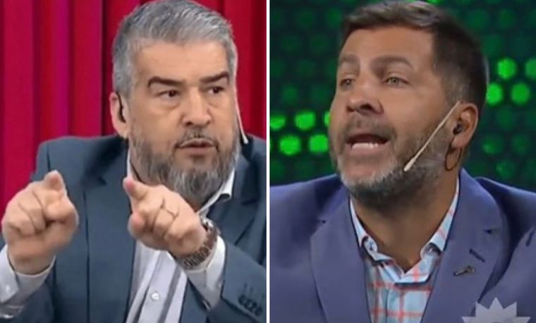 Diego Fucks y Toti Pasman se sacaron chispas. Foto: Captura