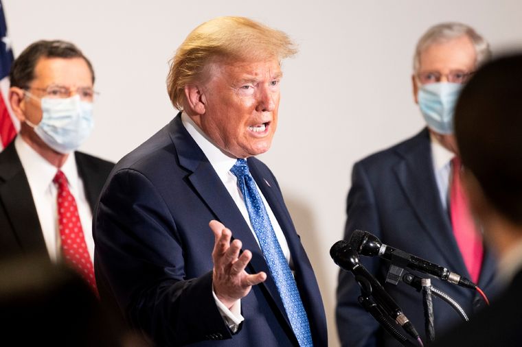 Trump carga contra los pirados que culpan a todos menos a China de la pandemia.