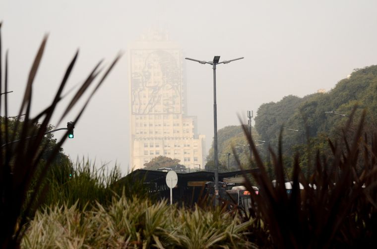 Niebla en la Ciudad de Buenos Aires. Niebla en la Ciudad de Buenos Aires.