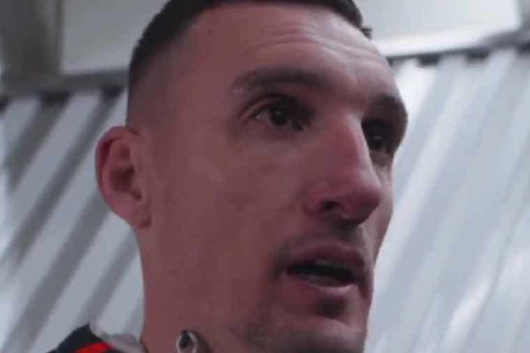 Armani y su emoción al agradecerle a los hinchas de River