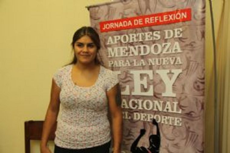 La deportista, oriunda de San Martín.