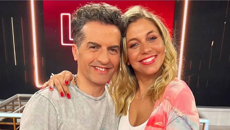 Cómo fue el reencuentro entre Maite Peñoñori y Ángel de Brito.