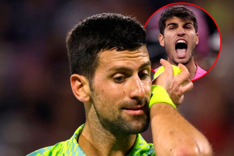 Djokovic habló sobre Alcaraz, el nuevo número 1 del ranking mundial, y lamentó no poder estar en Indian Wells.