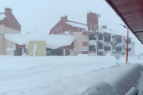 Nevada histórica en alta montaña.&nbsp;