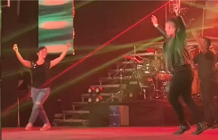 Fede Bal improvisó bailando una chacarera y sorprendió a todos.