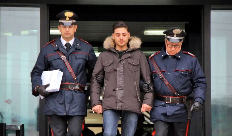 El signado como jefe de la mafia Ndrangheta, Andrea Bruni. Foto: Efe.
