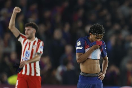 Atlético de Madrid y Barcelona se enfrentan por la vuelta de los cuartos de final de la Champions League. Atlético de Madrid y Barcelona se enfrentan por la vuelta de los cuartos de final de la Champions League.