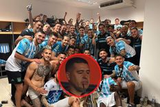 Riquelme fue objeto de burla en Racing tras ganarle a Boca. Riquelme fue objeto de burla en Racing tras ganarle a Boca.