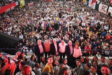 MDZol | Rodriguez Larreta, Patricia Bullrich y Gerardo Morales dijeron presente en el acto de lanzamiento como candidato a gobernador de Luis Juez Foto: Prensa Luis Juez