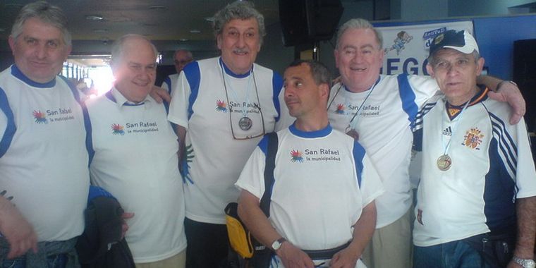 El equipo de ajedrez de los adultos mayores