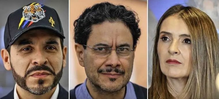 De la Espriella, Cepeda y Valencia, los tres máximos favoritos para gobernar Colombia. De la Espriella, Cepeda y Valencia, los tres máximos favoritos para gobernar Colombia. 
