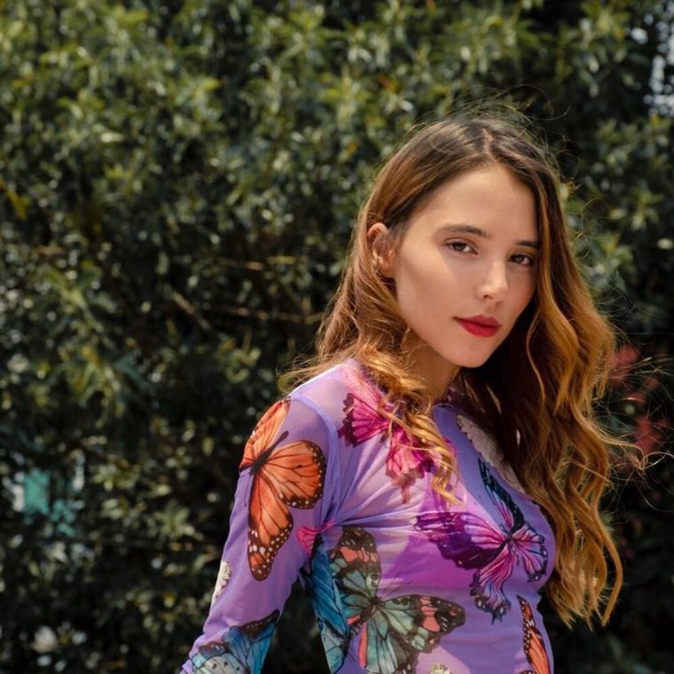 Majo Aguilar se robó las miradas con un coqueto traje de baño. Foto: Instagram/ Majo Aguilar
