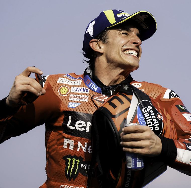 Marc sonríe. Casi tan argentino como el dulce de leche. Foto: NA