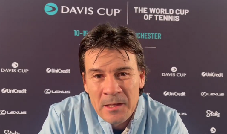 El capitán del equipo argentino describió la superficie de Málaga. Foto: Captura