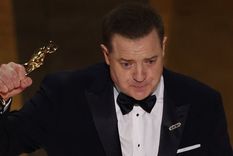 Brendan Fraser ganó el Oscar por su papel en The Whale. Foto: REUTERS