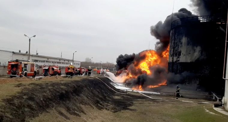 Varias veces, Ucrania ha atacado a Rusia. Foto: Reuters