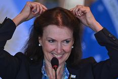 La canciller Diana Mondino Foto: EFE